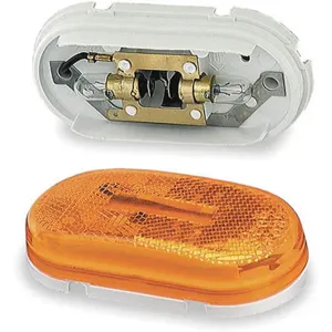 GROTE 45933 Marker Lamp Oval With Reflector Yellow | AC3RHF 2VNN8