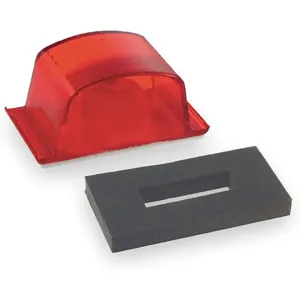 GROTE 46092 Small Square Pc-rated Lamp Red | AC3RHH 2VNP1