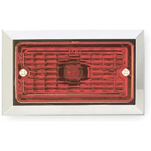 GROTE 47052 Marker Lamp Rectangular Socket Red | AC3RJA 2VNR9