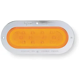 GROTE 53973 Stop/tail/turn Lamp Oval Yellow Led | AC3RLR 2VPA2