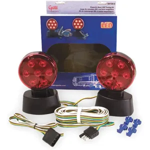 GROTE 65720-5 Towing Kit Magnetic Base Led 12 Volt | AC3RPJ 2VPJ6