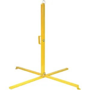 GUARDIAN 15225 Single Stanchion 39 Inch H Steel | AB9QPD 2ETP2