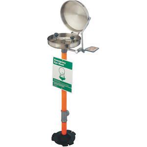GUARDIAN EQUIPMENT G1825BC Eyewash, With Cover, Pedestal Mount, Stainless Steel, 16 W | AC2PHT 2LVJ2