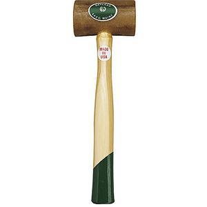 GARLAND MFG 11010 gewichteter Rohlederhammer, Schlagflächendurchmesser 2 Zoll, Größe 10 | AG8WYY