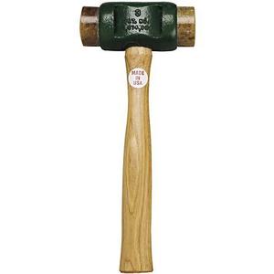 GARLAND MFG 41001 Hammer mit massivem Kopf und Schlagfläche aus Rohleder, Schlagflächendurchmesser 1-1/4 Zoll, Größe 1 | AG8XDB