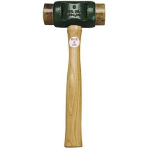 GARLAND MFG 41005 Solid-head Hammer With Rawhide Face, Face Diameter 2-3/4 Inch, Size-5 | AG8XDF