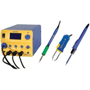 HAKKO FM206-STA Rework Station 3 Port STA 120V ESD Safe | AH3LDL 32TV07