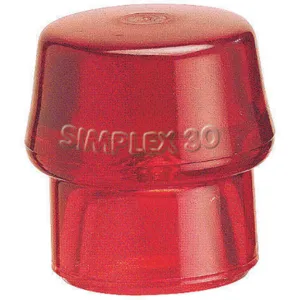 HALDER SUPERCRAFT 3206030 Hammer Tip 1 3/16 Inch Medium Hard Red | AD3JEQ 3ZLN1