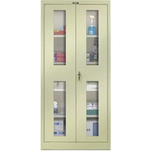 HALLOWELL 415S18SV-PT Storage Cabinet 22 Gauge 72 Inch H 18 Inch D | AC6JWD 34C137