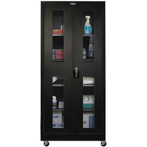 HALLOWELL 825S24EVMA-ME Mobile Storage Cabinet 48 x 24 Black | AC6JHM 34A408