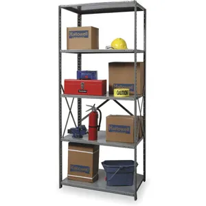 HALLOWELL 4510-12HG Starter Shelving 87inh 36inw 12ind | AA9AAC 1BFL8