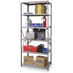 HALLOWELL 4711-24HG Starter Shelving 87inh 48inw 24ind | AA9AAT 1BHL4