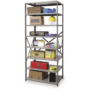 HALLOWELL 4513-24HG Starter Shelving 87inh 36inw 24ind | AA9AAL 1BGL7