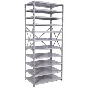 HALLOWELL 451C-18PL-AM Starter Shelving 87inh 36inw 18ind | AA6KKK 14C777