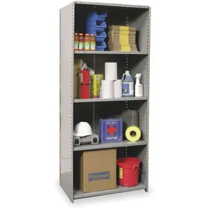 HALLOWELL 5520-18HG Starter Shelving 87inh 36inw 18ind | AA9AHL 1BLT5