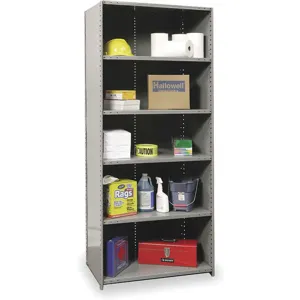 HALLOWELL 7721-12HG Starter Shelving 87inh 48inw 12ind | AA9AKM 1BLY7