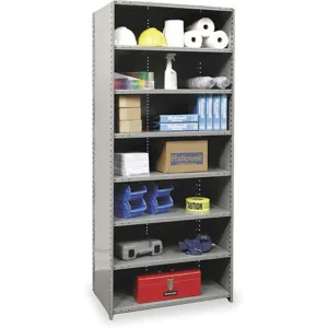 HALLOWELL 4723-12HG Starter Shelving 87inh 48inw 12ind | AA9AFX 1BLL5