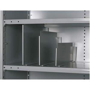 HALLOWELL 5240-1209-12HG Vertical Shelf Divider 20 Gauge Gray - Pack Of 12 | AA9ANC 1BRL5