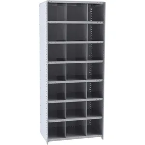 HALLOWELL 5526-12HG Starter Metal Bin Shelving 12 inch Depth 21 Bins | AG6CTE 35KU30