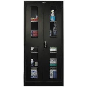 HALLOWELL 825S24EV-ME Storage Cabinet Black 78 Inch H 48 Inch Width | AC6JFV 34A368