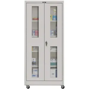 HALLOWELL 815S24EVM-PL-AM Mobile Storage Cabinet 36 x 24 Ventilated | AC6JJH 34A427