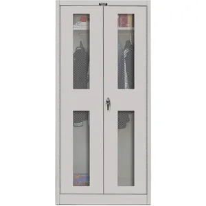 HALLOWELL 835W18EV-PL-AM Wardrobe Storage Cabinet 20 Gauge 78 Inch Height | AC6JJK 34A429