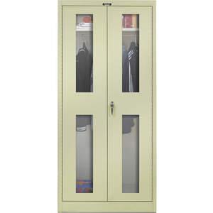 HALLOWELL 845W18SV-PT Wardrobe Storage Cabinet Parchment | AC6JCX 34A301