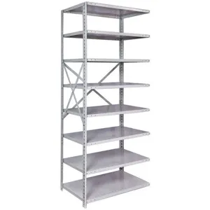 HALLOWELL A4713-12PL-AM Add On Shelving 87 Inch Height 48 Inch Width 12 Inch Depth | AA6KJP 14C758