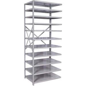 HALLOWELL A451C-18PL-AM Add On Shelving 87 Inch Height 36 Inch Width 18 Inch Depth | AA6KKL 14C778