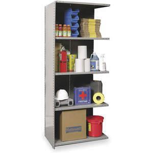 HALLOWELL A4520-24HG Add On Shelving 87 Inch Height 36 Inch Width 24 Inch Depth | AA9AGH 1BLN6