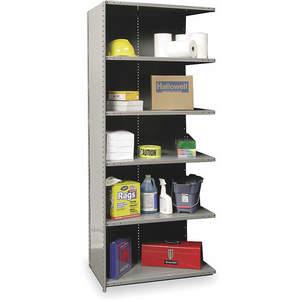 HALLOWELL A4521-18HG Add On Shelving 87 Inch Height 36 Inch Width 18 Inch Depth | AA9AGM 1BLP1