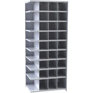 HALLOWELL A5527-24HG Adder Metal Bin Shelving 24 inch Depth 36 Bins | AG6CTR 35KU41