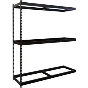 HALLOWELL DRHC483084-3A-ME Boltless Shelving Add-on 48 x 30 3 Shelf | AA6PEQ 14L088