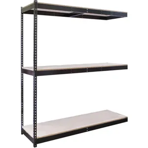 HALLOWELL DRHC721884-3A-P-ME Boltless Shelving Add-on 72 x 18 3 Shelf | AA6PHY 14L165