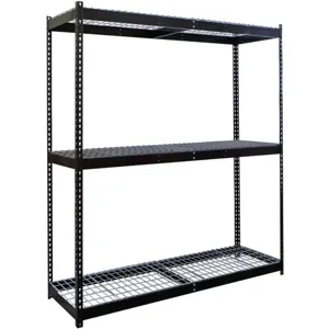 HALLOWELL DRHC722484-3S-W-ME Boltless Shelving Starter 72 x 24 3 Shelf | AA6KGQ 14C713