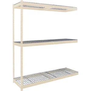 HALLOWELL DRHC482484-3A-W-PT Boltless Shelving Add-on Unit 600 lb. | AH6AML 35UU50