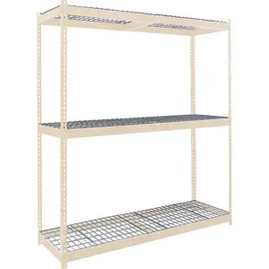 HALLOWELL DRHC723684-3S-W-PT Boltless Shelving Starter Unit 910 lb. | AH6ANY 35UU84