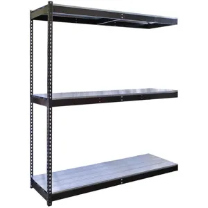 HALLOWELL DRHC961884-3A-E-ME Boltless Shelving Add-on 96 x 18 3 Shelf | AA6KEK 14C661