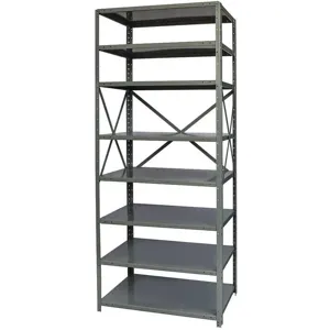 HALLOWELL F5513-18HG Open Shelving Hd 87 x 36 x 18 8 Shelves | AC8CUW 39K770