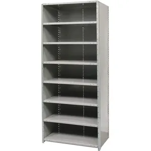 HALLOWELL F5723-18HG Closed Shelving Hd 87 x 48 x 18 8 Shelves | AC8CXH 39K828