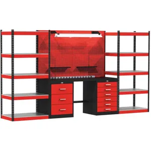 HALLOWELL FKOPENSTOR-SM-S Open Modular Storage Unit 132 Inch 12 Gauge Steel | AG9RVJ 22CT59