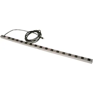 HALLOWELL FKWEP48 Power Strip 48w x 1-1/2d x 1-1/2h Black | AC6VUT 36L591