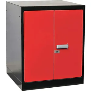 HALLOWELL FKWP8432-1BR-HT Cabinet Pedestal 18w x 24d x 32 H Black/red | AF2ULL 6XXU2