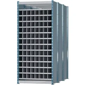 HALLOWELL HDB104-72PB Bin Unit 96 Bins 36 x 72 x 87 Inch | AC7MNB 38R267