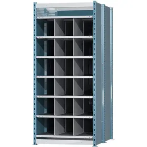 HALLOWELL HDB18-48PB Bin Unit 18 Bins 36 x 48 x 87 Inch | AC7MME 38R247