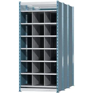 HALLOWELL HDB18-72PB Bin Unit 18 Bins 36 x 72 x 87 Inch | AC7MMG 38R249