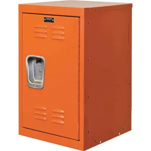 HALLOWELL HKL1515(24)-1HP Kid Locker Orange 15 Inch Width x 15 Inch Depth x 24 Inch Height | AH6AVY 35UW30