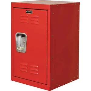 HALLOWELL HKL1515(24)-1RR Kid Locker Red 15 Inch Width x 15 Inch Depth x 24 Inch Height | AH6AVV 35UW27