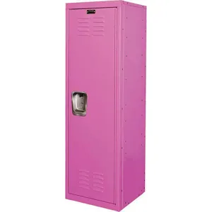 HALLOWELL HKL151548-1BG Kid Locker Pink 15 Inch Width x 15 Inch Depth x 48 Inch Height | AH6AWD 35UW35