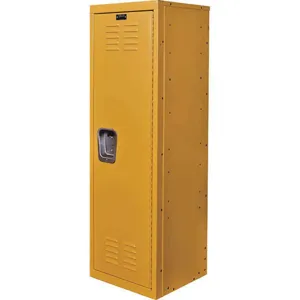 HALLOWELL HKL151548-1TY Kid Locker Yellow 15 Inch Width x 15 Inch Depth x 48 Inch Height | AH6AWE 35UW36